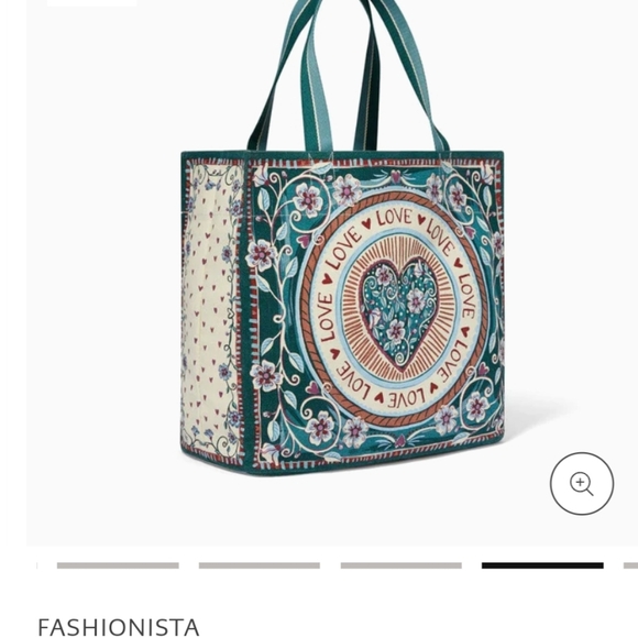 Brighton Bella Tile Canvas Tote - Picture 2 of 9